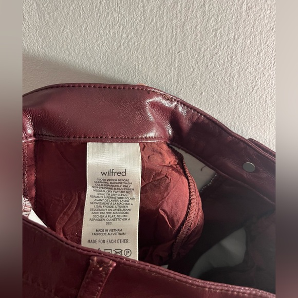 Aritzia Wilfred Leather Pants - Picture 8 of 8
